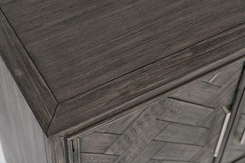 Jofran Gramercy Platinum 3 Door Accent Cabinet