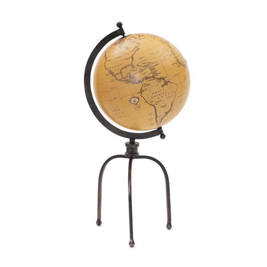 Globe On Tripod Stand by GO Home