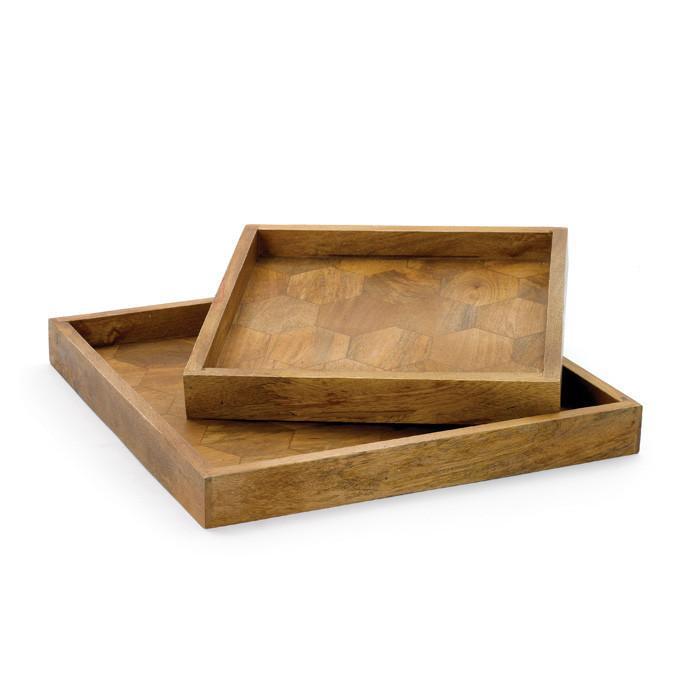 Set Of Two Honeycomb Trays by GO Home