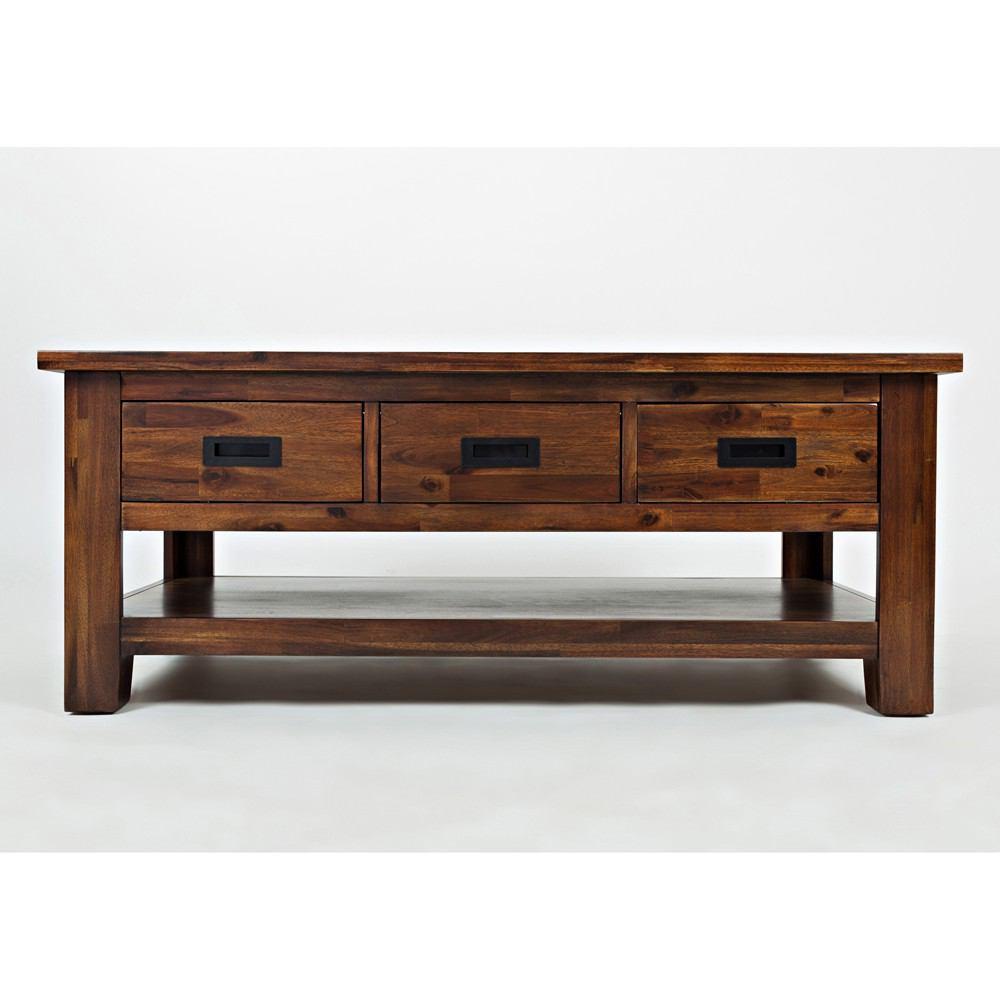 Jofran Coolidge Corner Three Drawer Cocktail Table