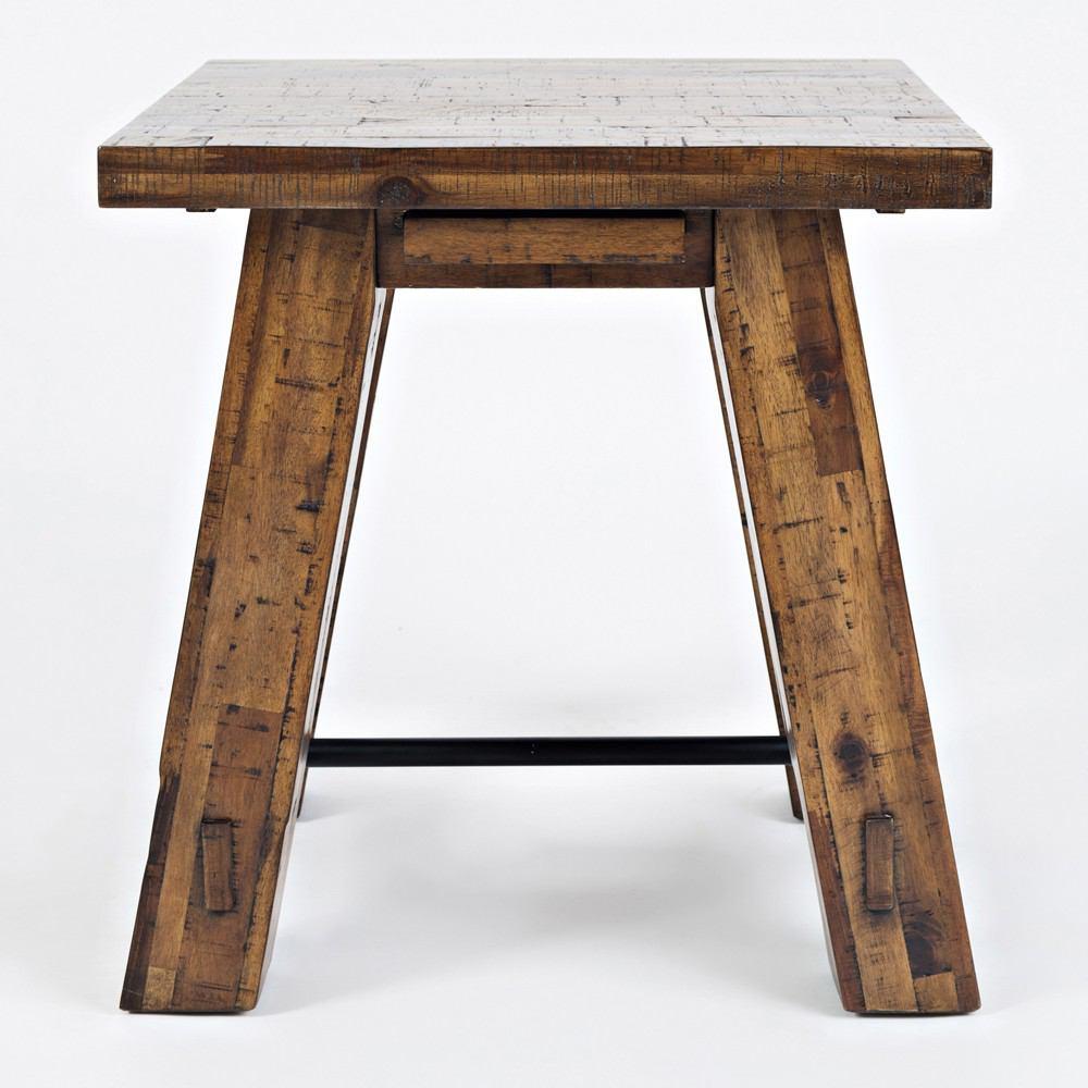 Jofran Cannon Vallen Trestle End Table