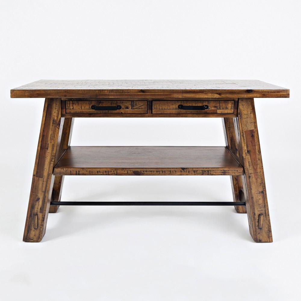 Jofran Cannon Vallen Trestle Sofa Table