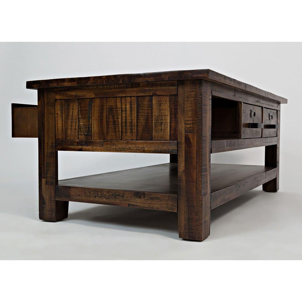 Jofran Cannon Valley Three Drawer Cocktail Table