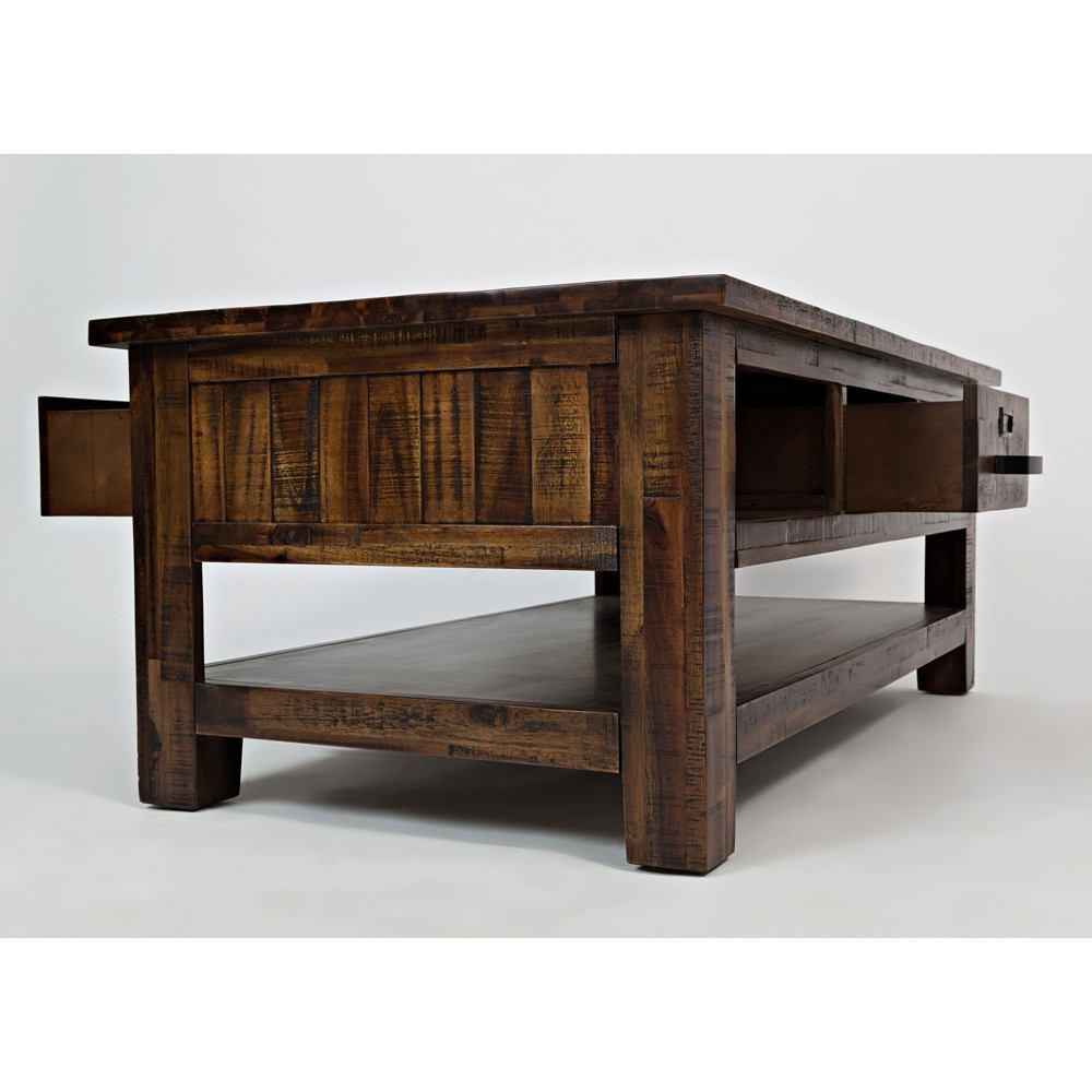 Jofran Cannon Valley Three Drawer Cocktail Table