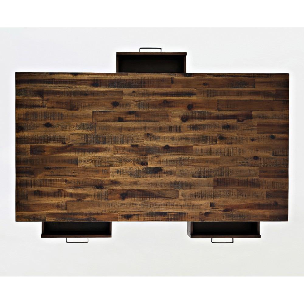 Jofran Cannon Valley Three Drawer Cocktail Table