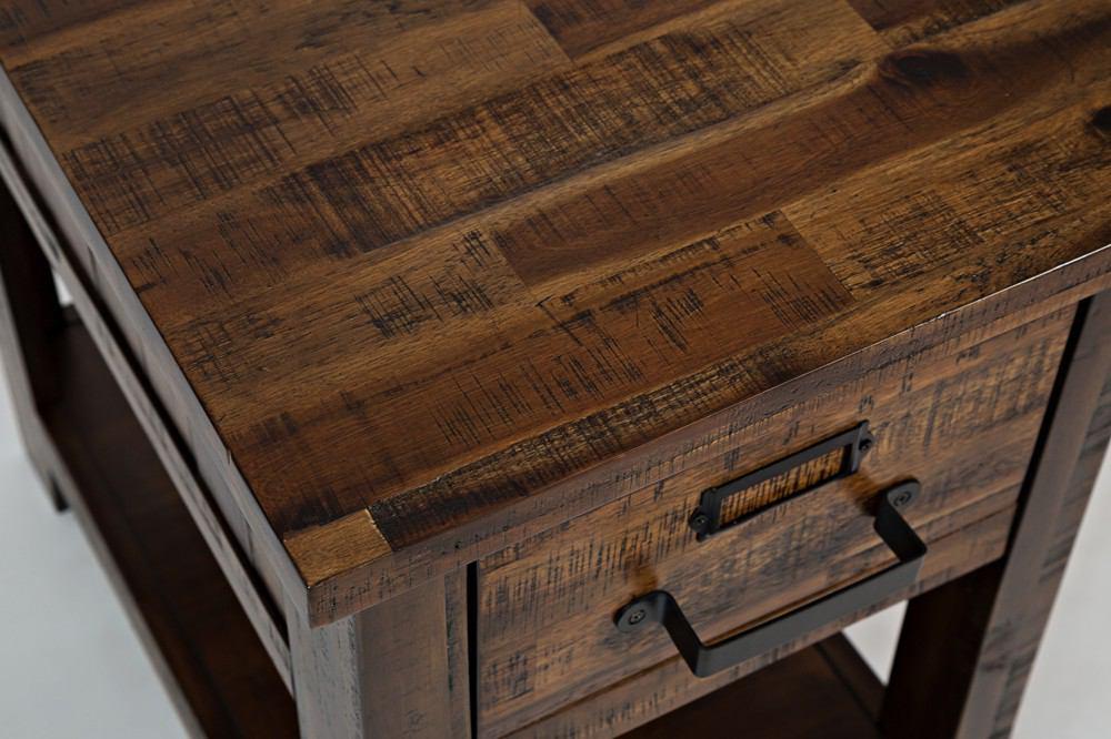 Jofran Cannon Valley One Drawer Chairside Table