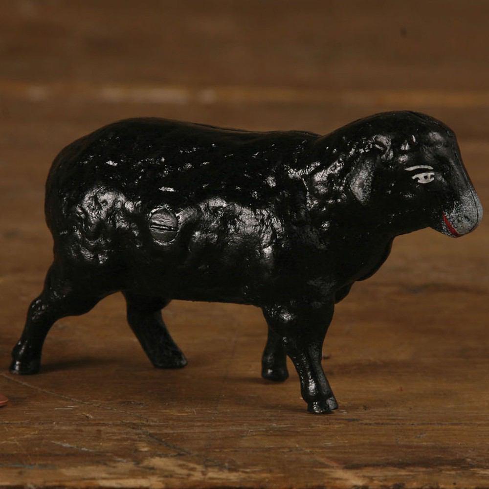 HomArt Andy the Black Sheep - Cast Iron - Black - Set of 4 - Feature Image