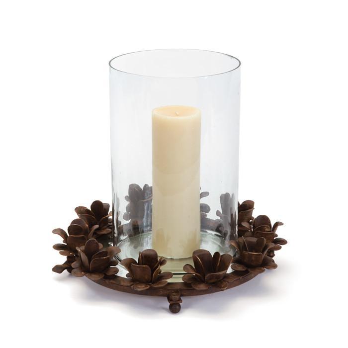 Rust Round Rose Hurricane by GO Home