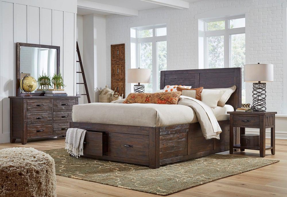 Jofran Jackson Lodge King Storage Bed
