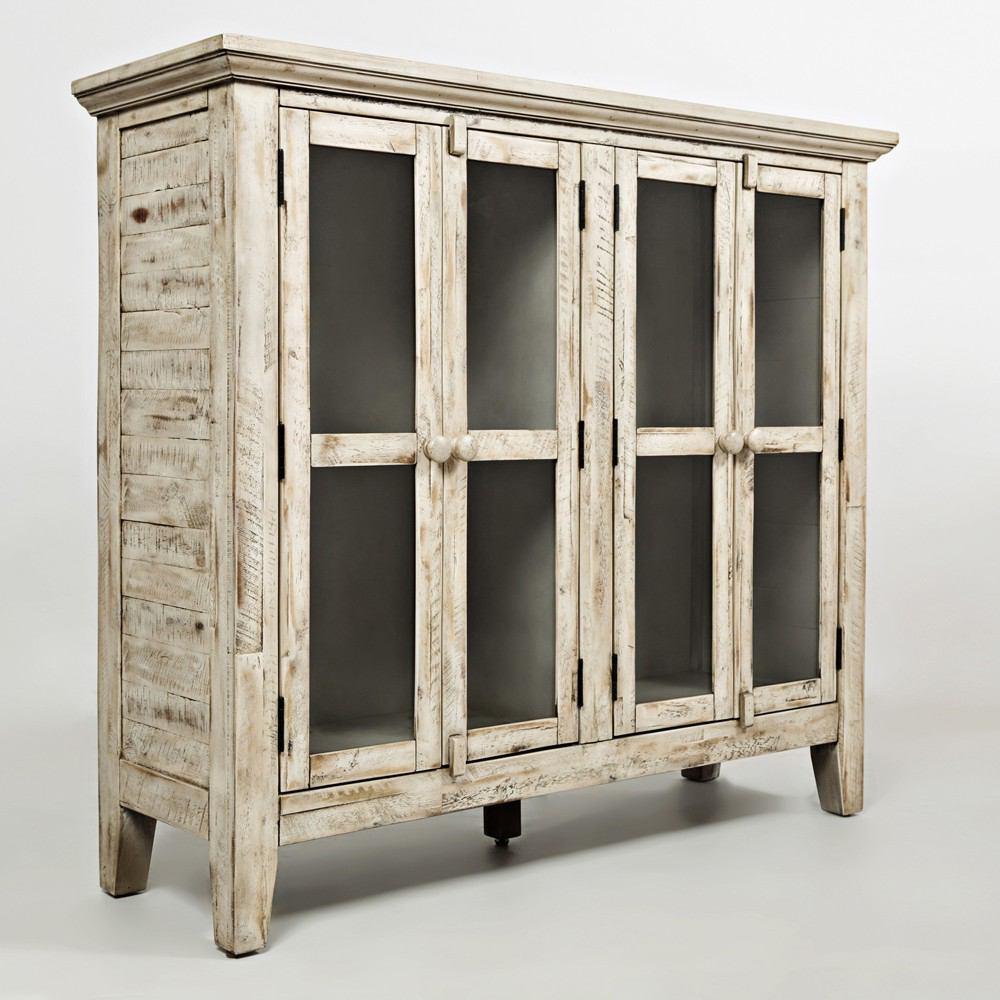 Jofran Rustic Shores Scrimshaw 48" Accent Cabinet