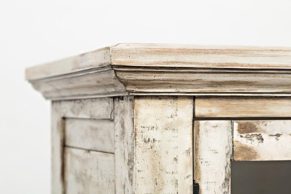 Jofran Rustic Shores Scrimshaw 70" Accent Cabinet