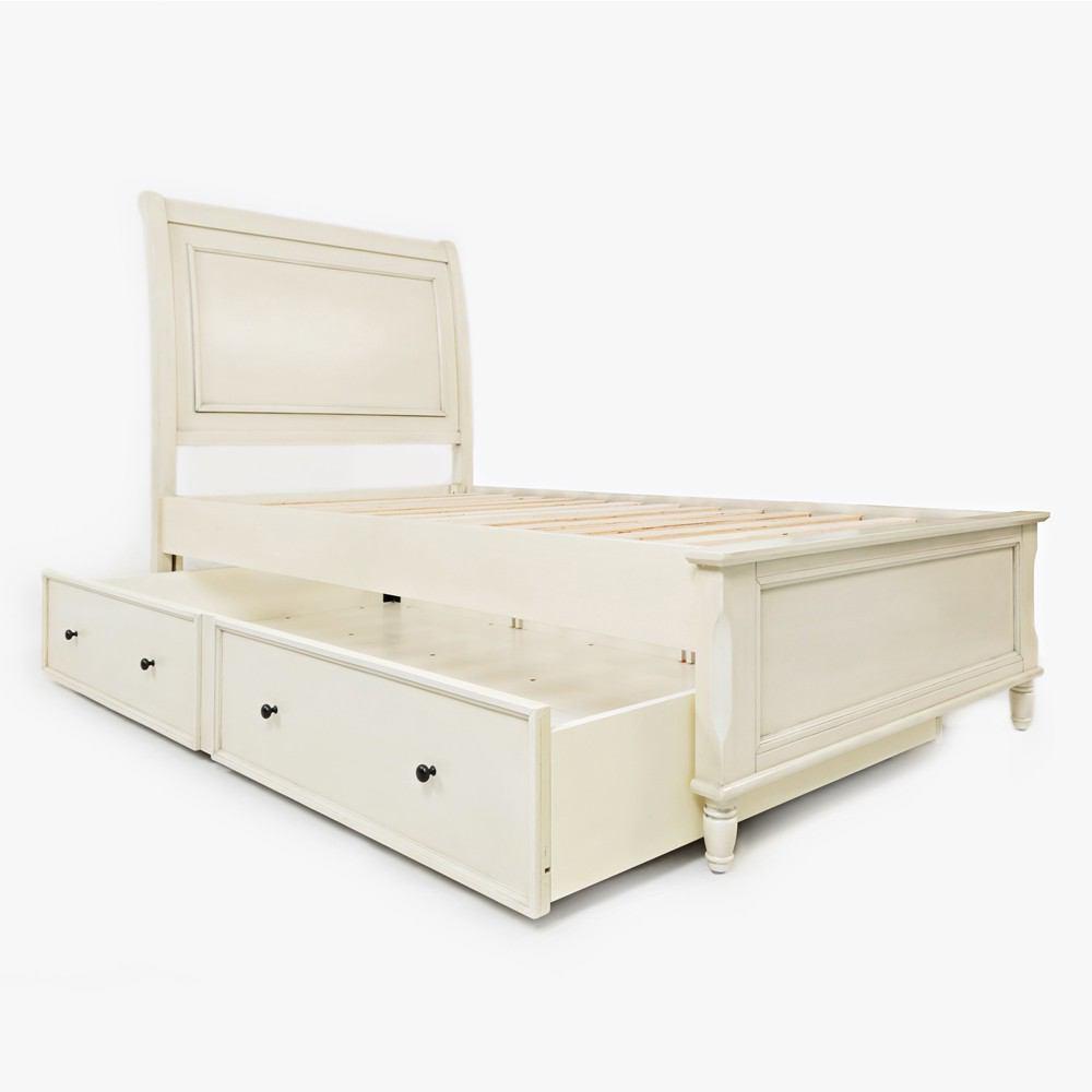 Jofran Avignon Twin Panel Bed with Trundle Bed