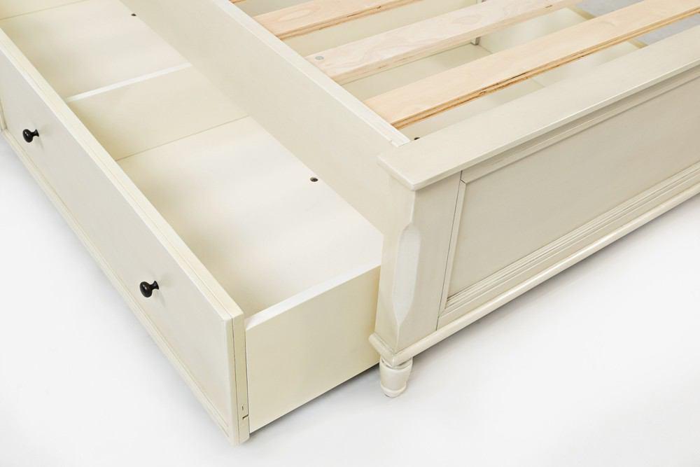 Jofran Avignon Twin Panel Bed with Trundle Bed