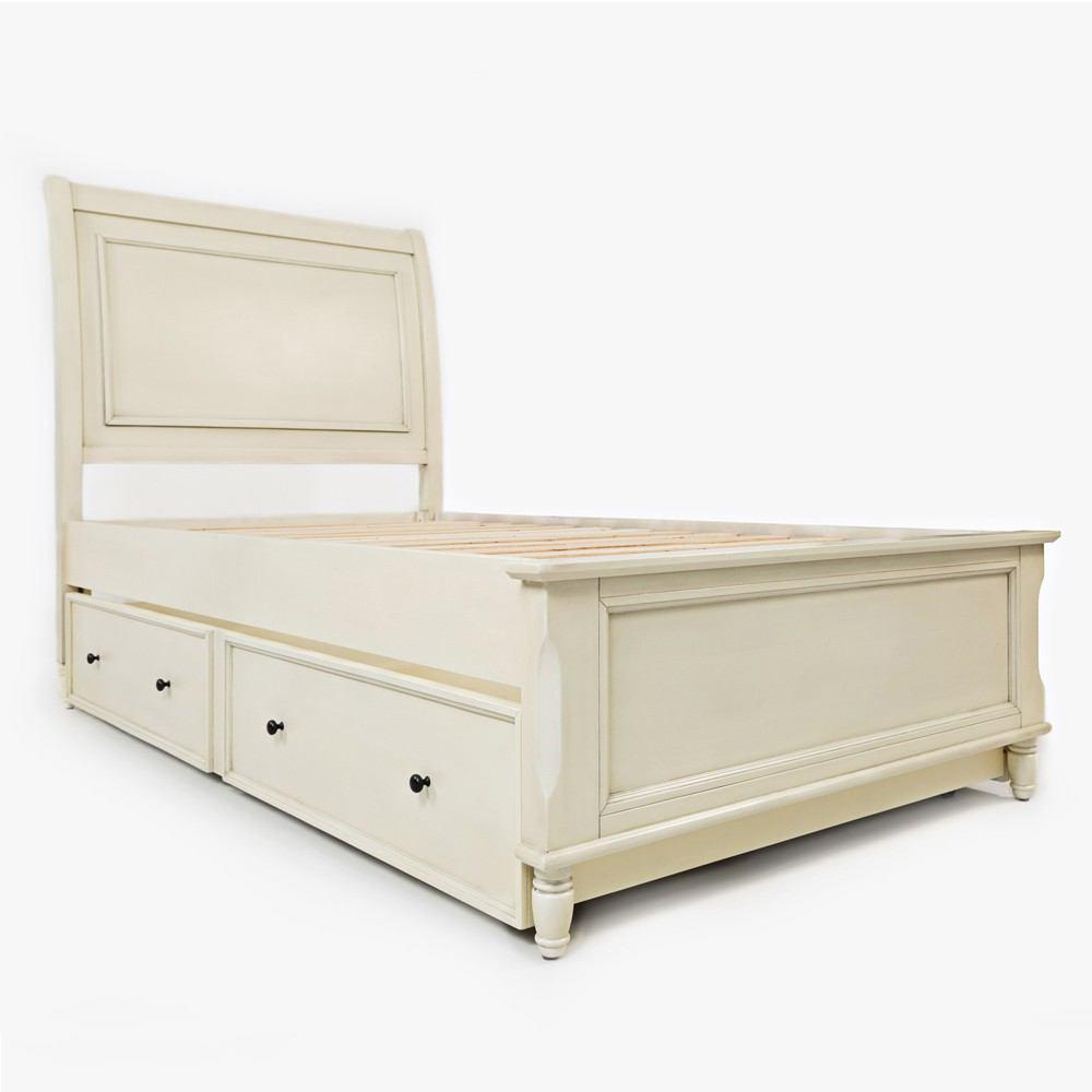 Jofran Avignon Twin Panel Bed with Trundle Bed