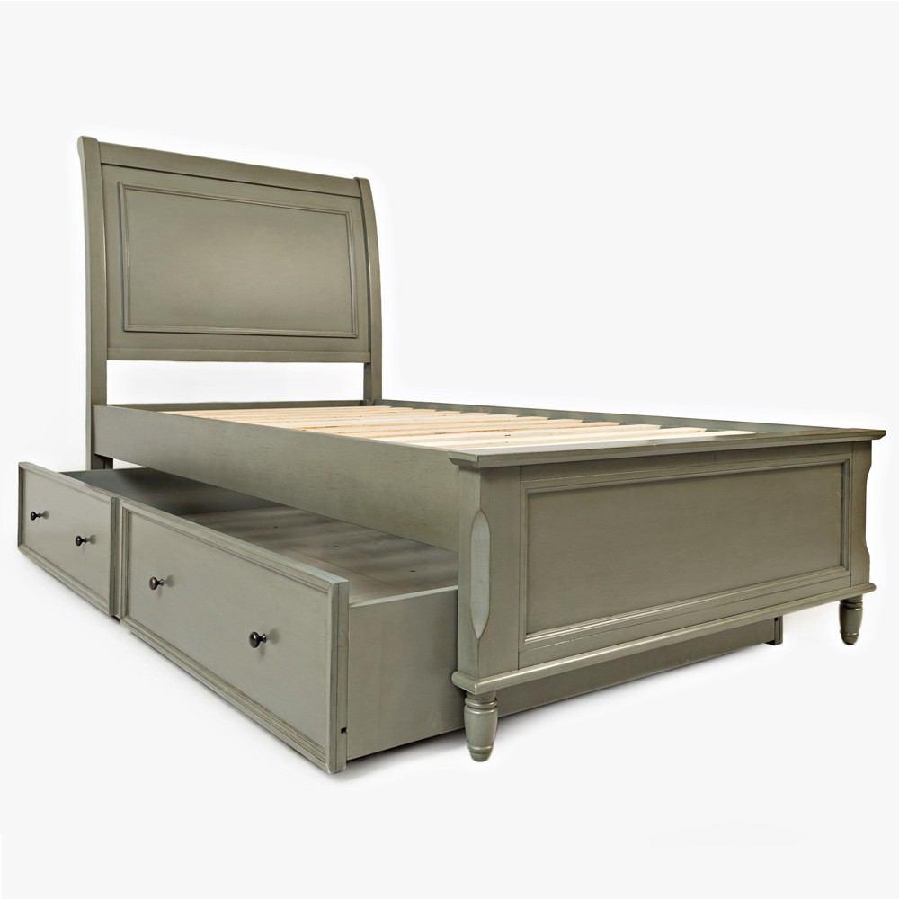 Jofran Avignon Twin Panel Bed with Trundle Bed