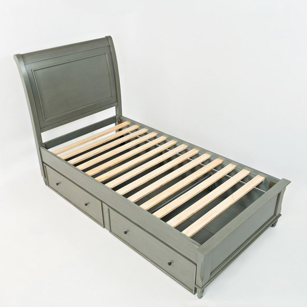 Jofran Avignon Twin Panel Bed with Trundle Bed