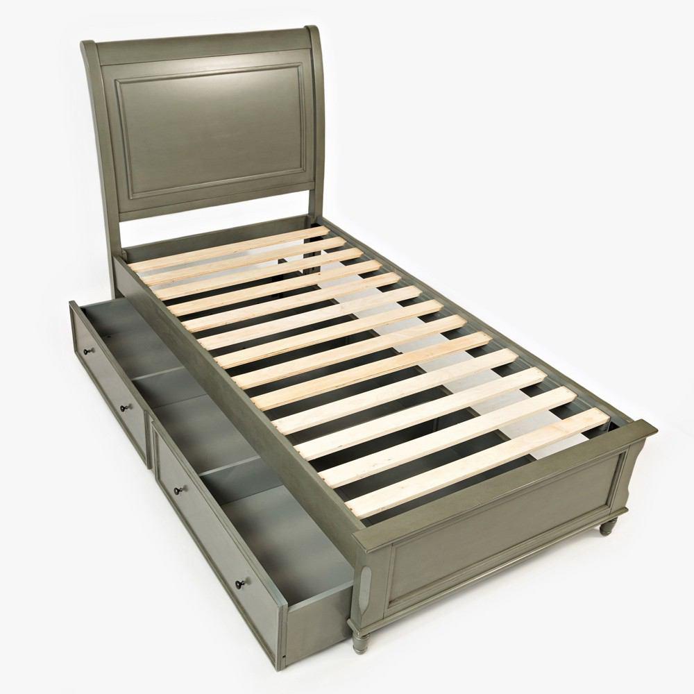 Jofran Avignon Twin Panel Bed with Trundle Bed