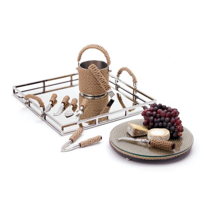Roped Ice Bucket & Tongs by GO Home