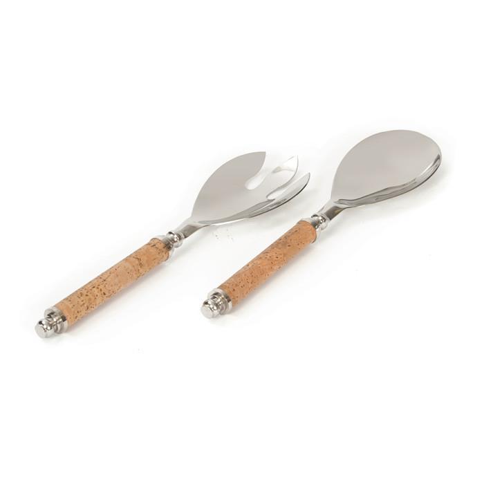 Cork Salad Set - Set Of 2 by GO Home