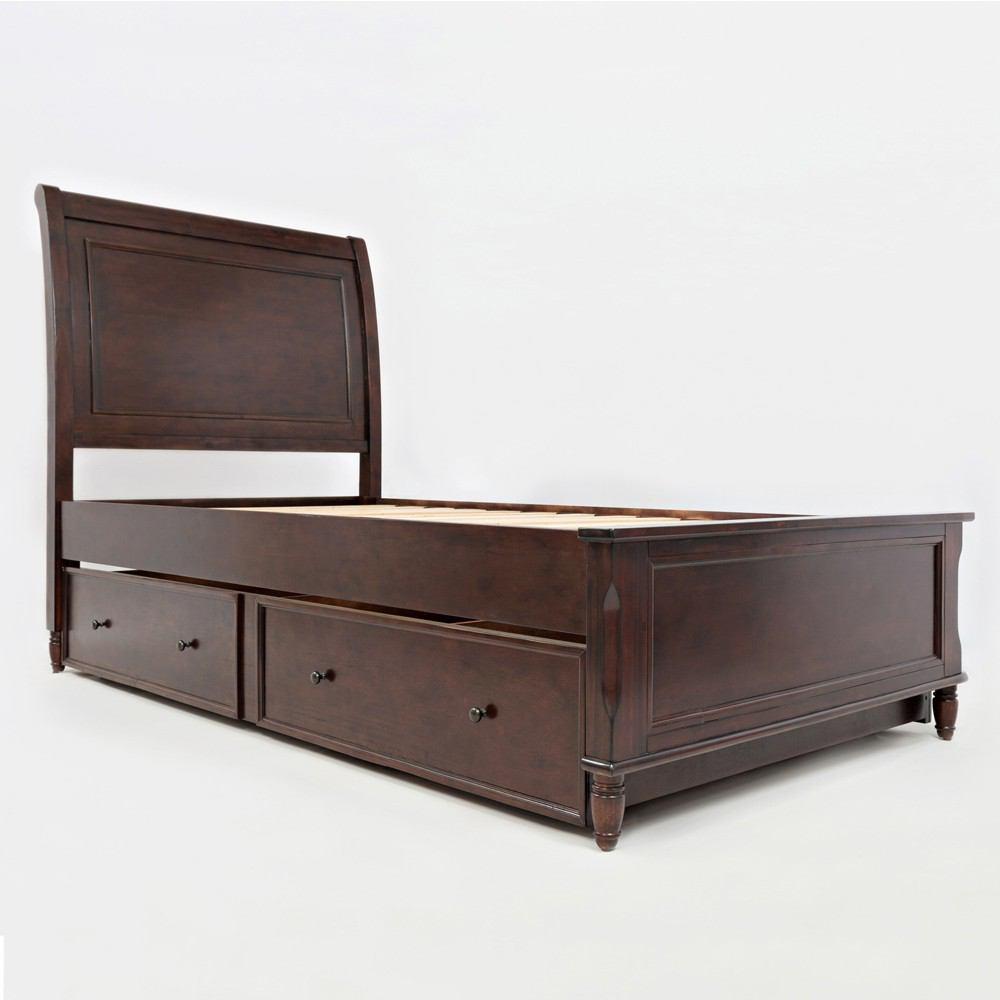 Jofran Avignon Twin Panel Bed with Trundle Bed