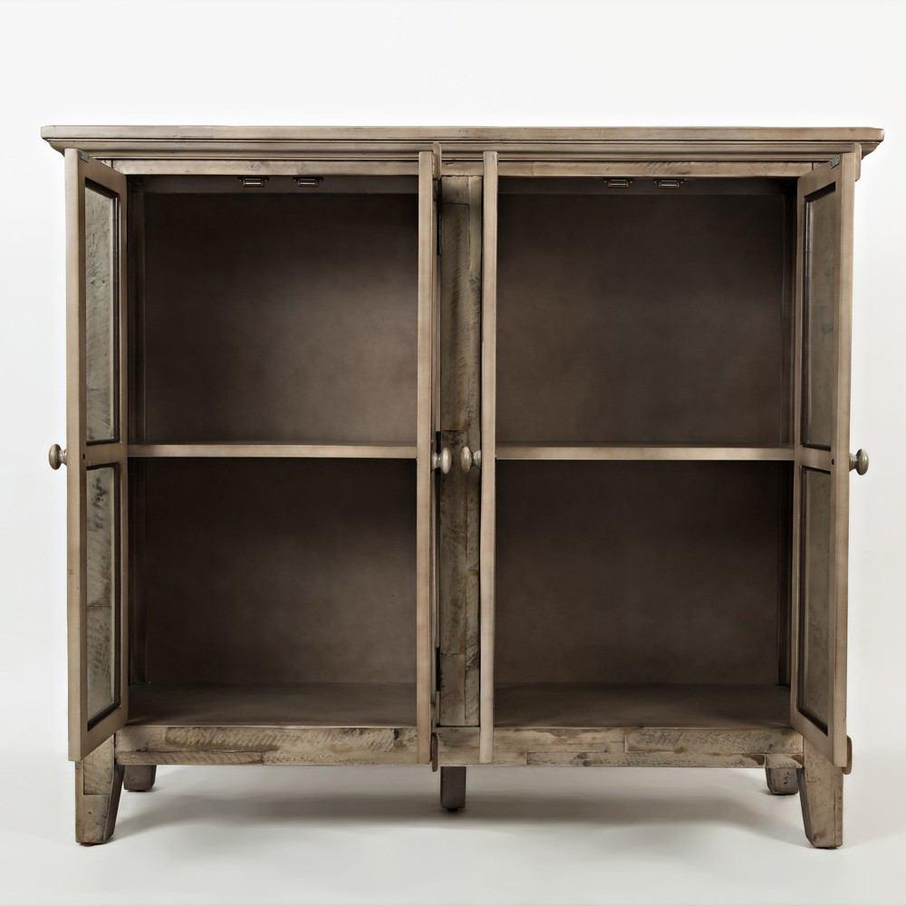 Jofran Rustic Shores Watch Hill Weathered Grey 48" Accent Cabinet