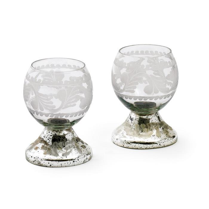 Set of Two Small Crystal Ball - Set of 2 by GO Home