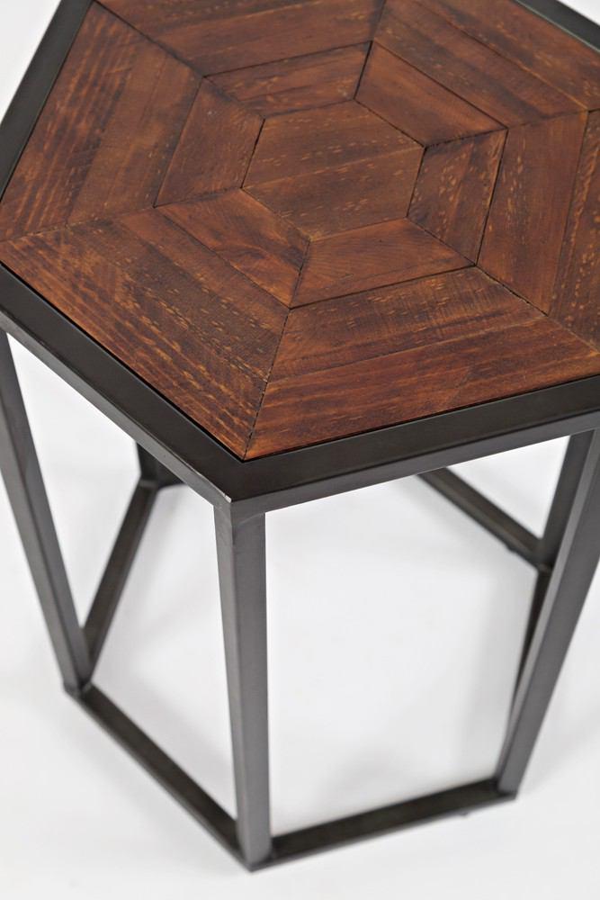 Jofran Flatiron District End Table Set of 2 Nesting Tables