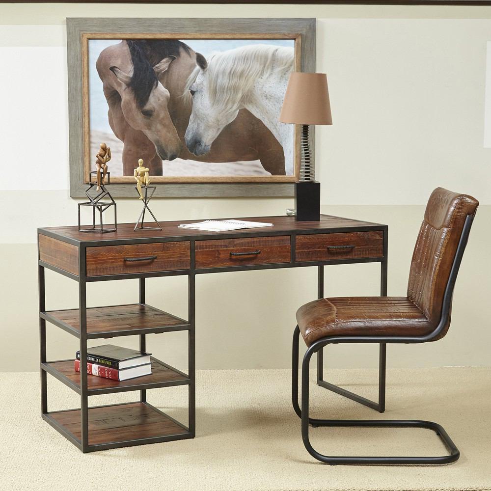 Jofran Aviator Genuine Leather Chair