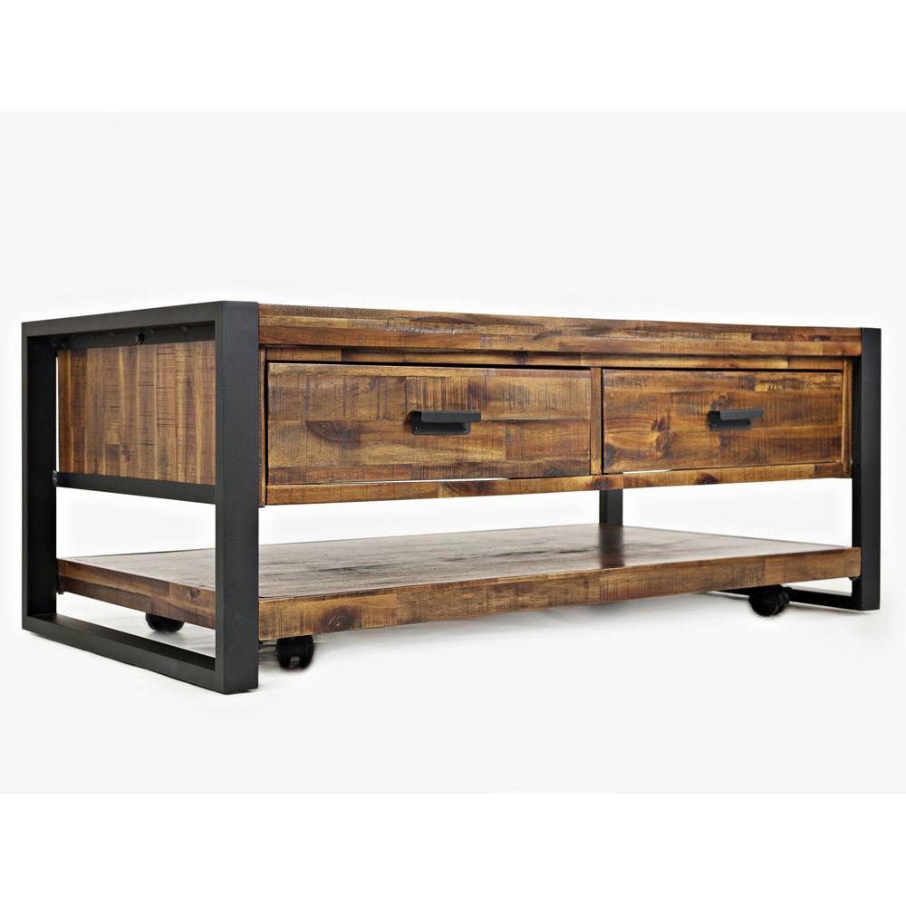 Jofran Loftworks Cocktail Table With Drawers