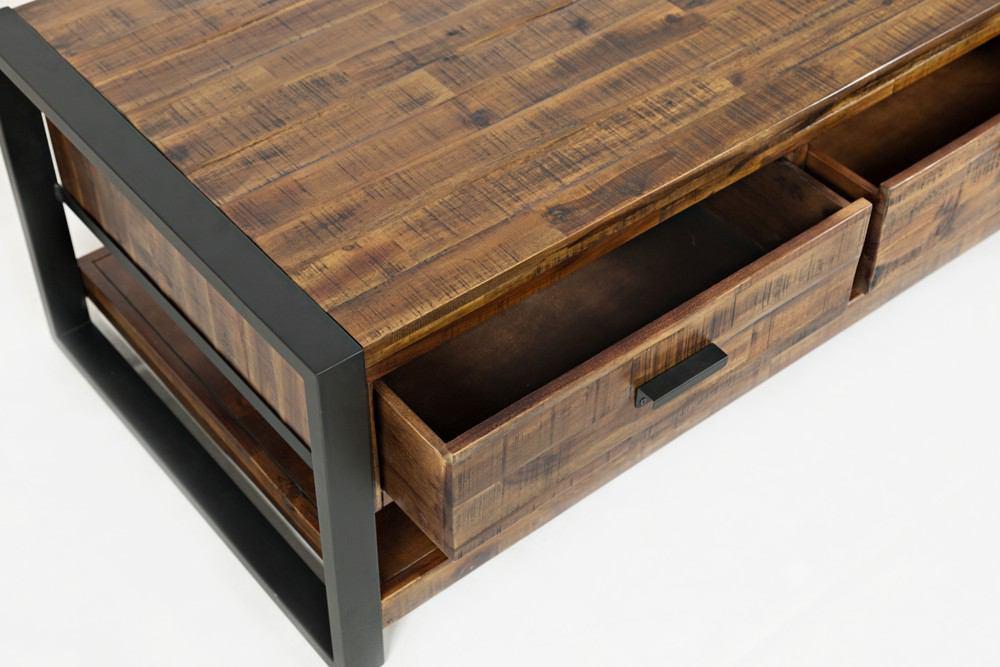 Jofran Loftworks Cocktail Table With Drawers