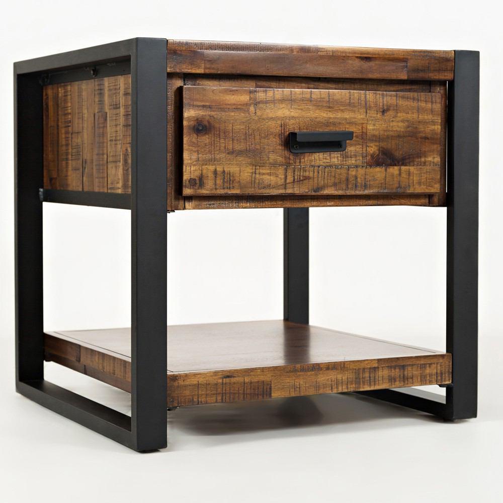 Jofran Loftworks End Table With Drawer