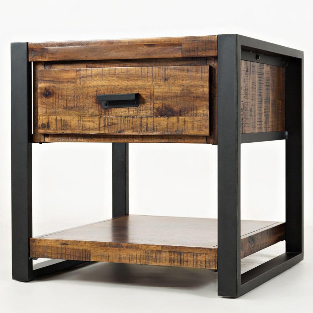Jofran Loftworks End Table With Drawer