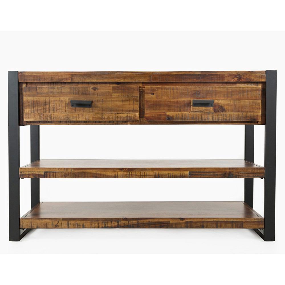 Jofran Loftworks Sofa Table With Drawers