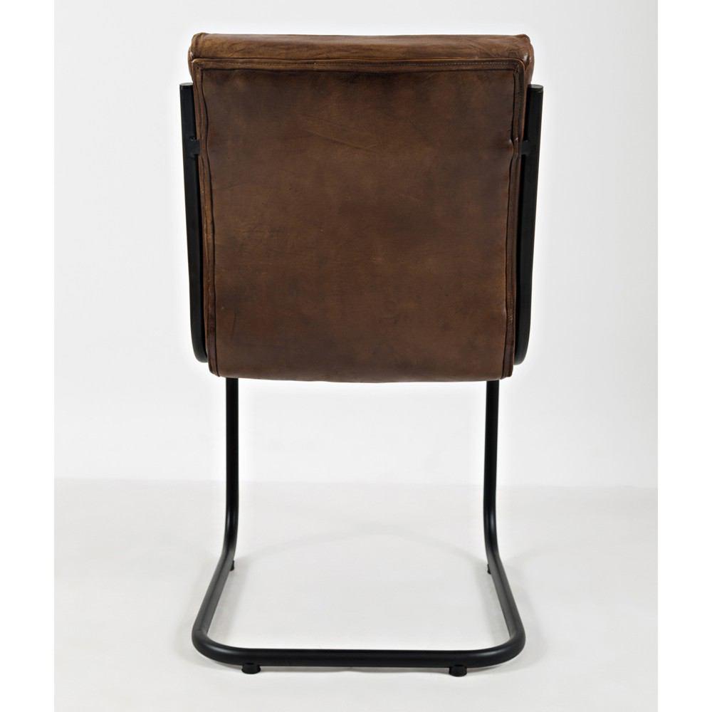 Jofran Aviator Genuine Leather Chair