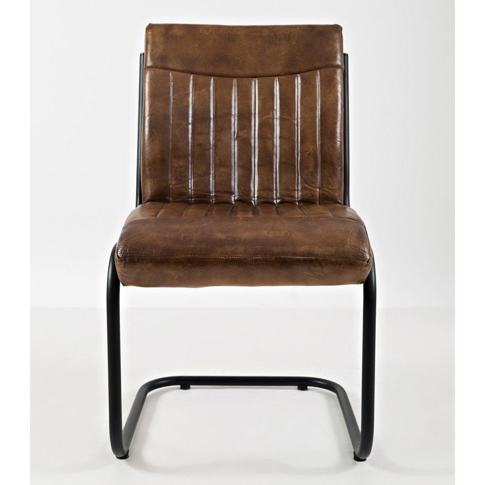 Jofran Aviator Genuine Leather Chair
