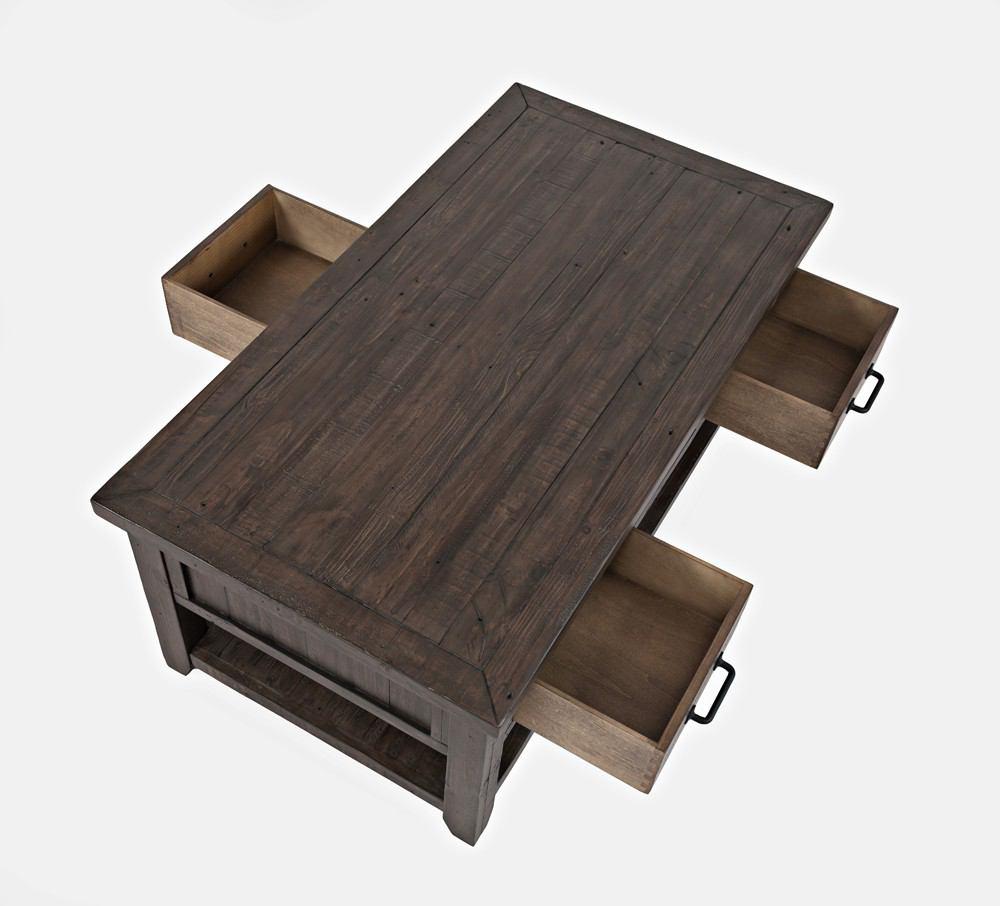 Jofran Madison County Harris 3 Drawer Cocktail Table