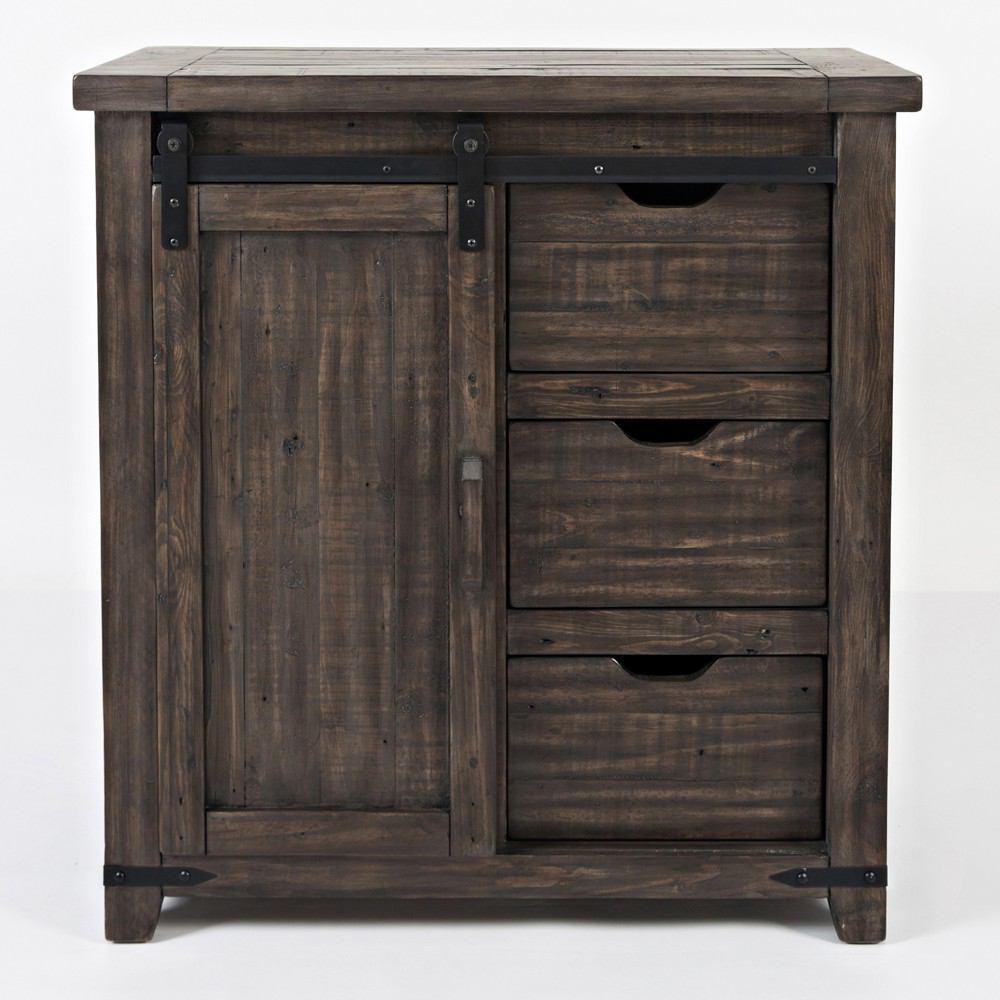 Jofran Madison County 32" Barn Door Accent Cabinet