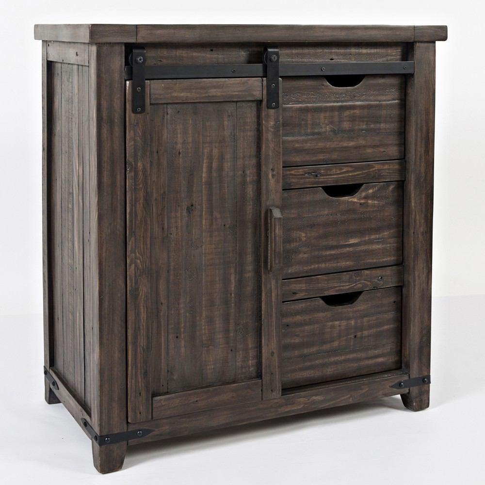 Jofran Madison County 32" Barn Door Accent Cabinet