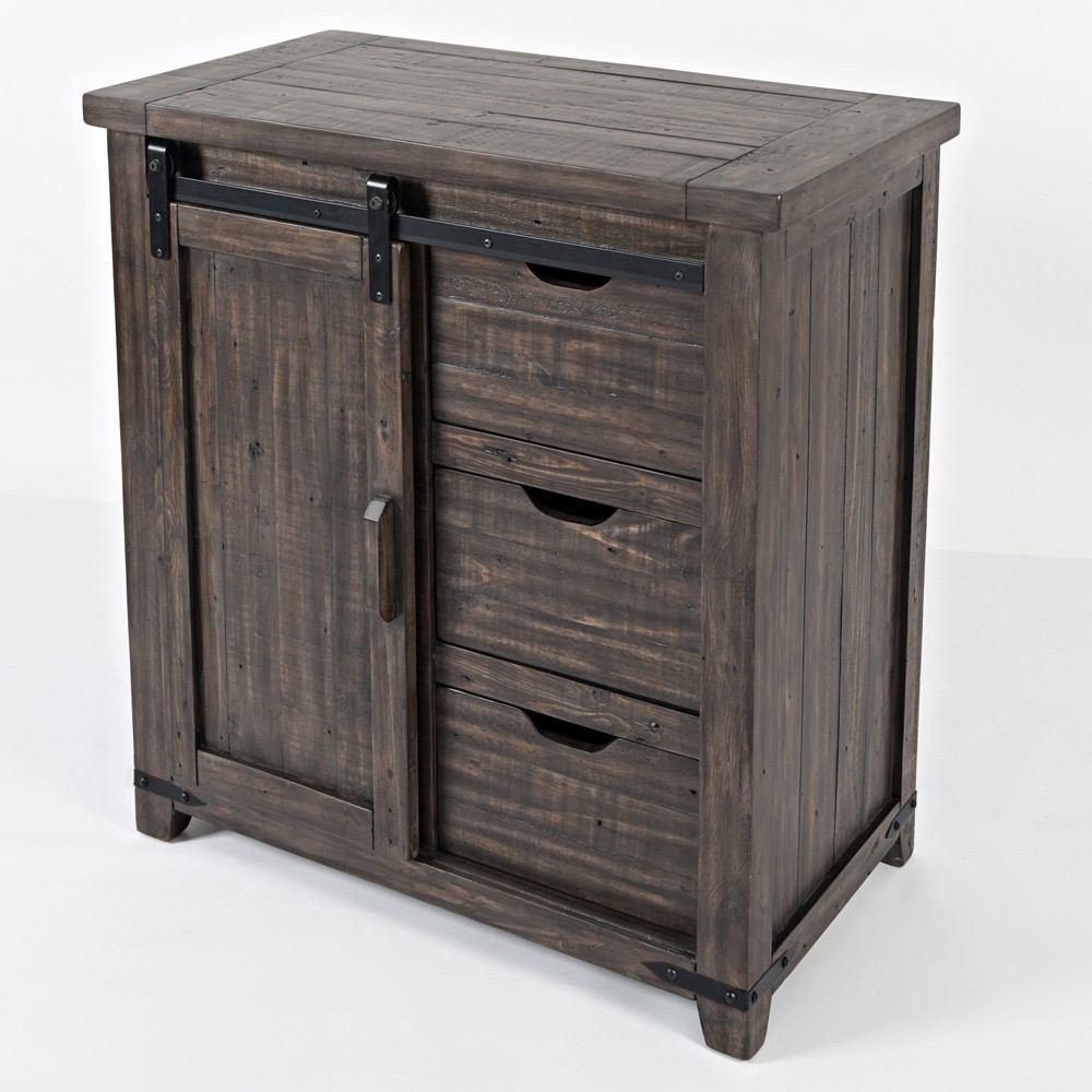 Jofran Madison County 32" Barn Door Accent Cabinet