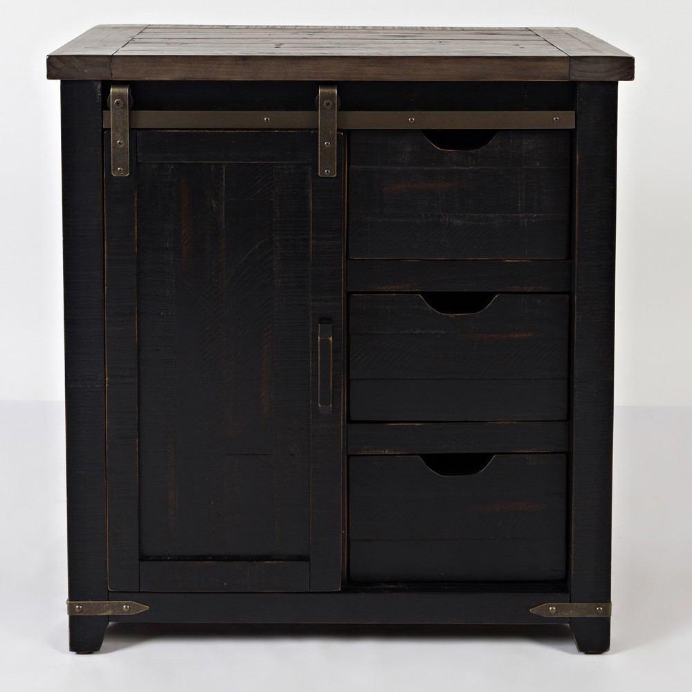 Jofran Madison County 32" Barn Door Accent Cabinet