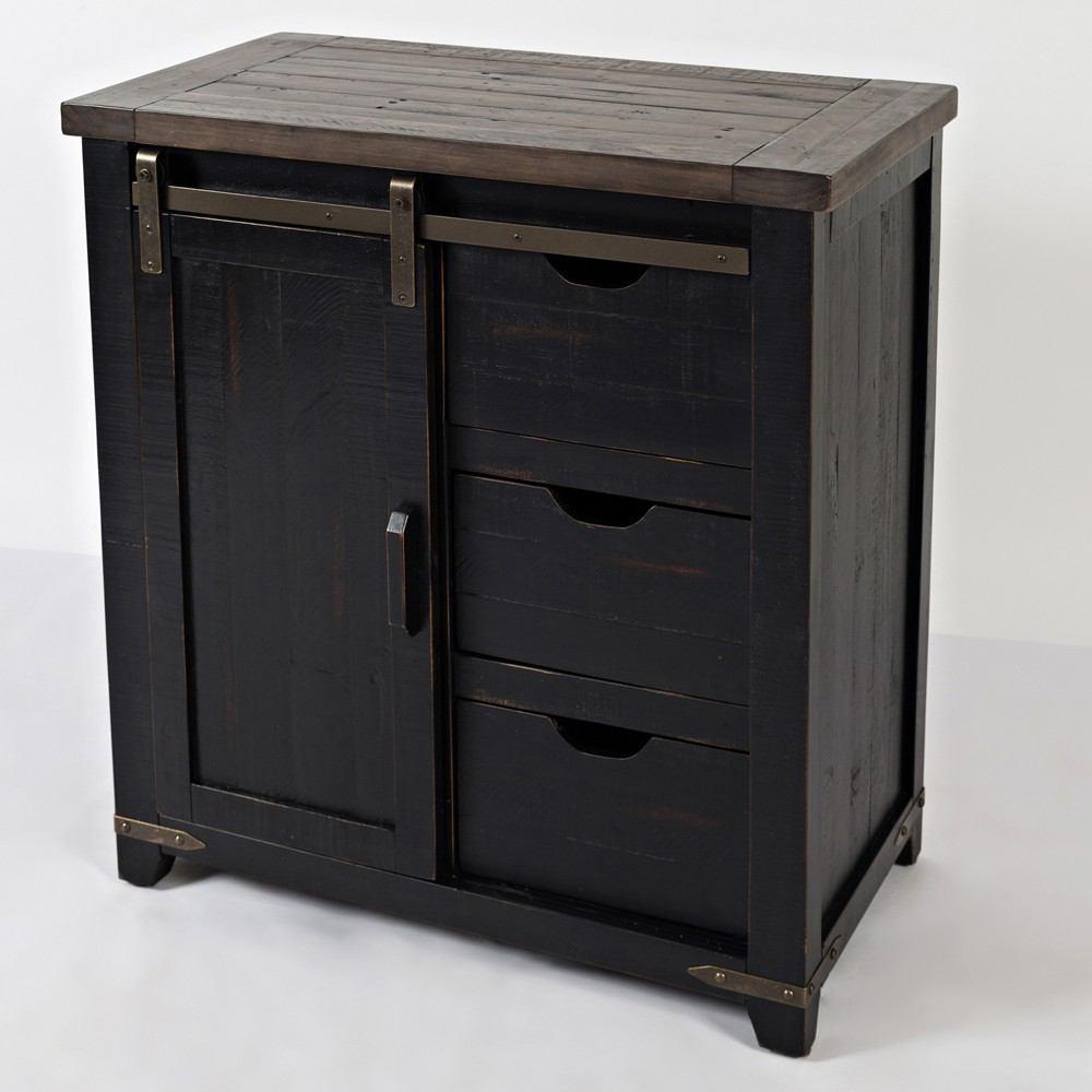 Jofran Madison County 32" Barn Door Accent Cabinet