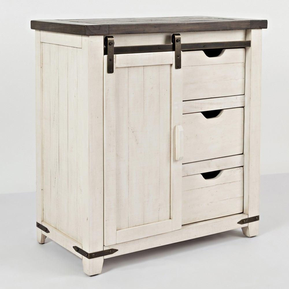 Jofran Madison County 32" Barn Door Accent Cabinet