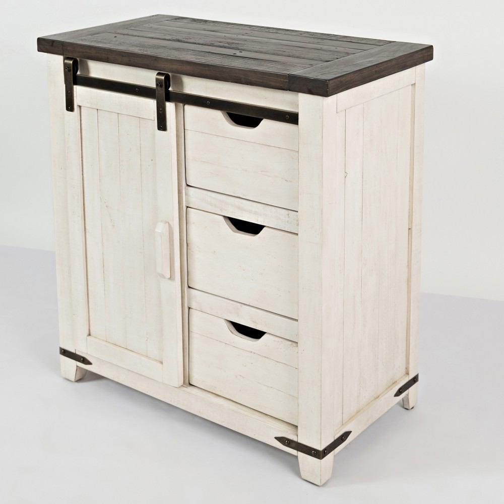 Jofran Madison County 32" Barn Door Accent Cabinet