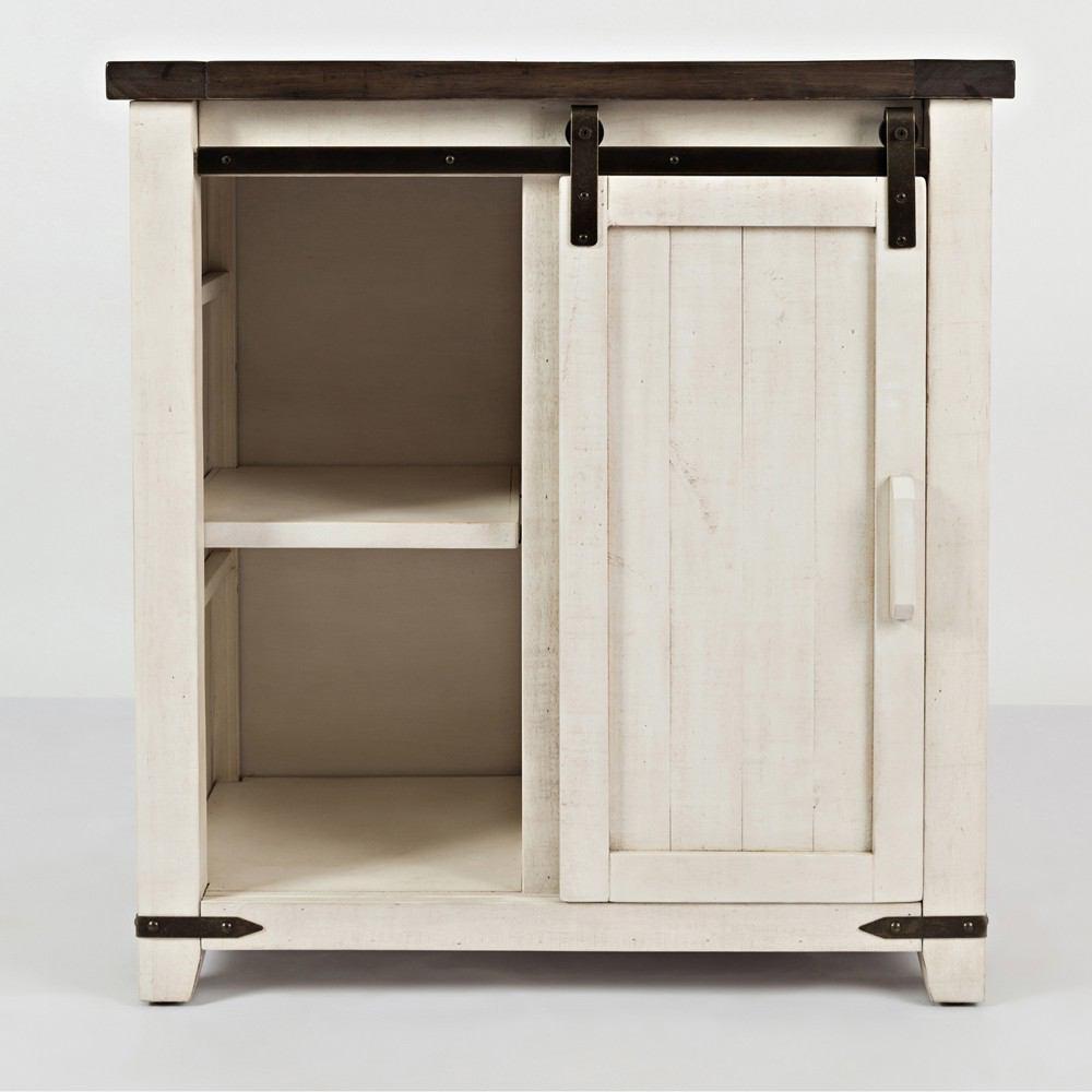 Jofran Madison County 32" Barn Door Accent Cabinet