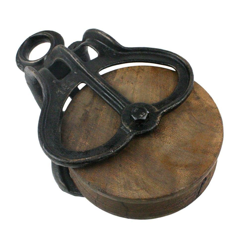HomArt Iron and Wood Pulley - Feature Image
