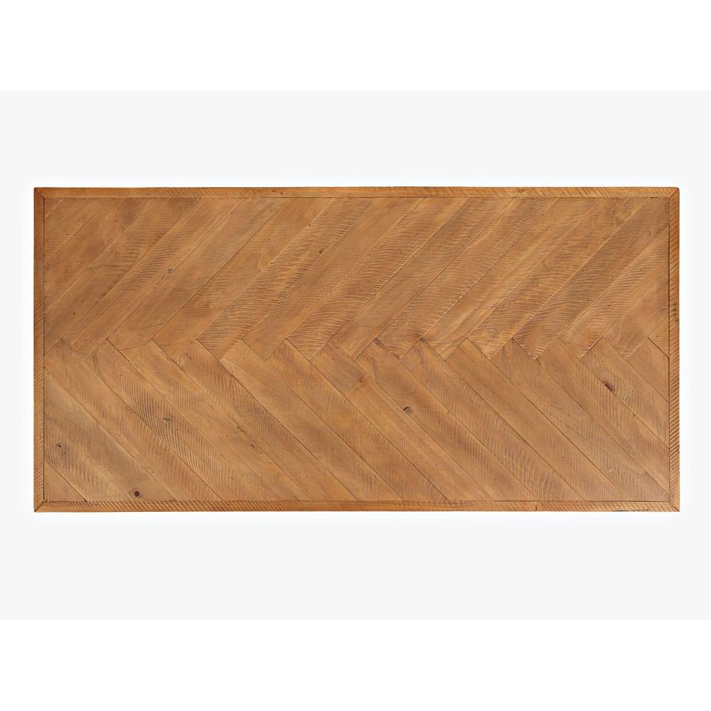Jofran Light Pine Chevron Occasional 3 Pack Table Set