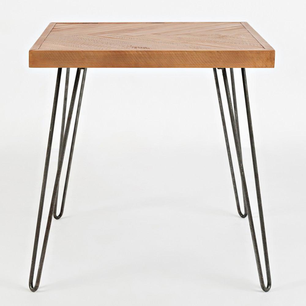 Jofran Light Pine Chevron Occasional 3 Pack Table Set