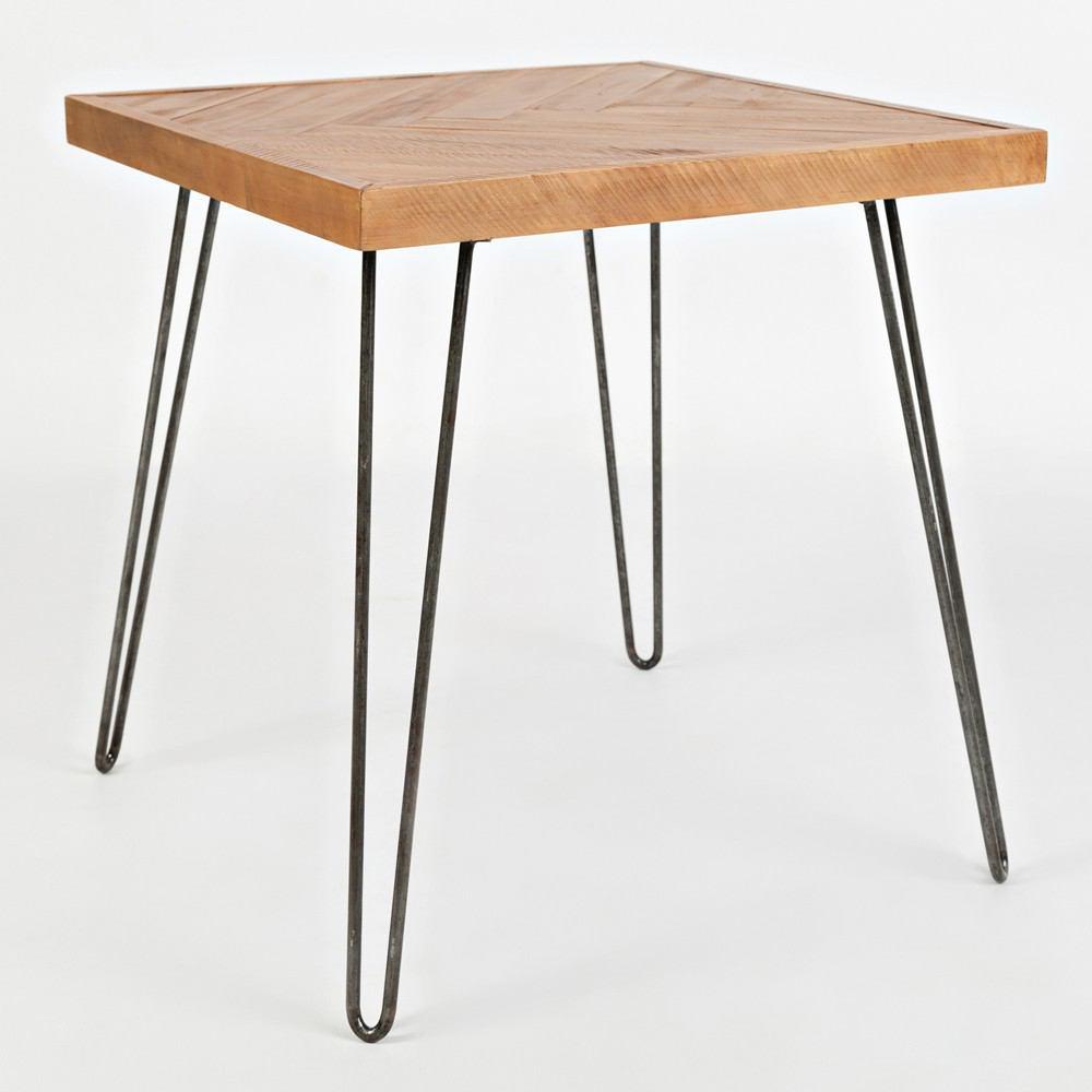 Jofran Light Pine Chevron Occasional 3 Pack Table Set