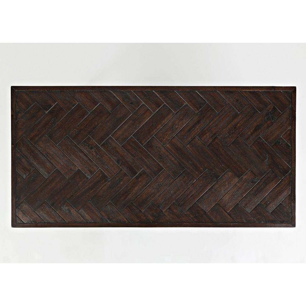 Jofran Dark Acacia Chevron Occasional 3 Pack Table Set