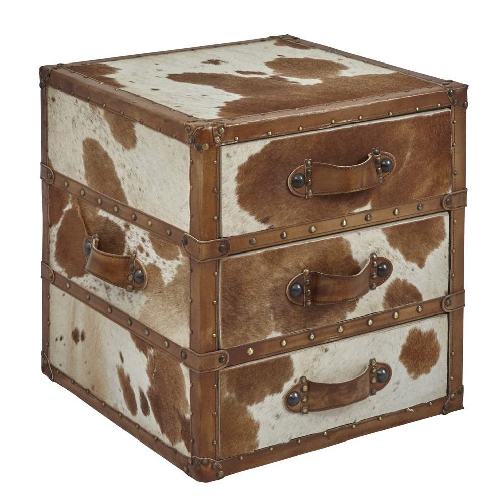 Jofran Global Archive Hair-on-Hide Accent Chest